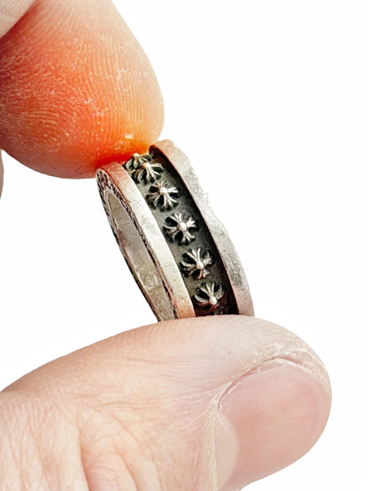 Mini Plus Maltese Cross Silver Ring