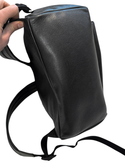 Explorer Logo Leather Backpack