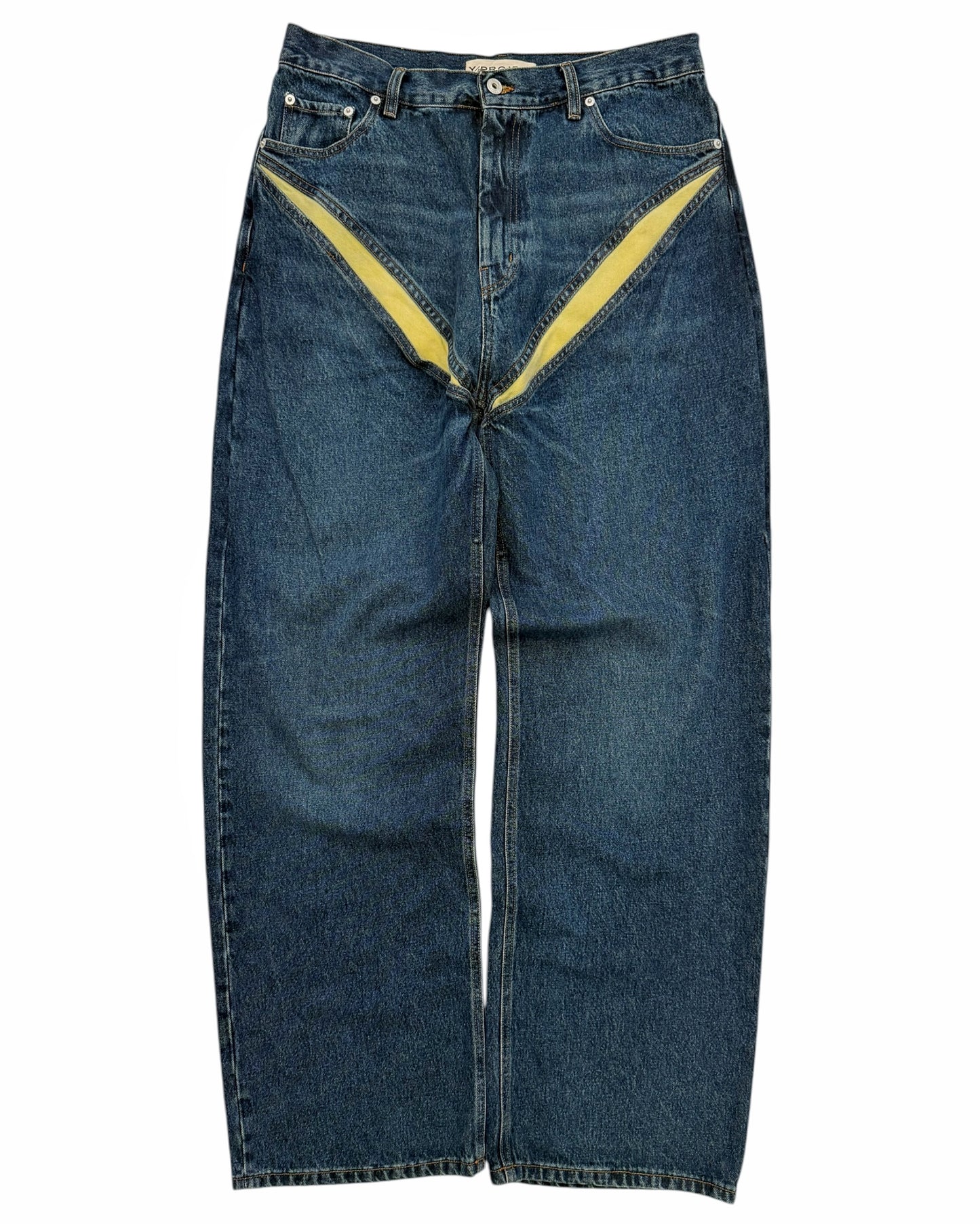 Cut Out Baggy Denim