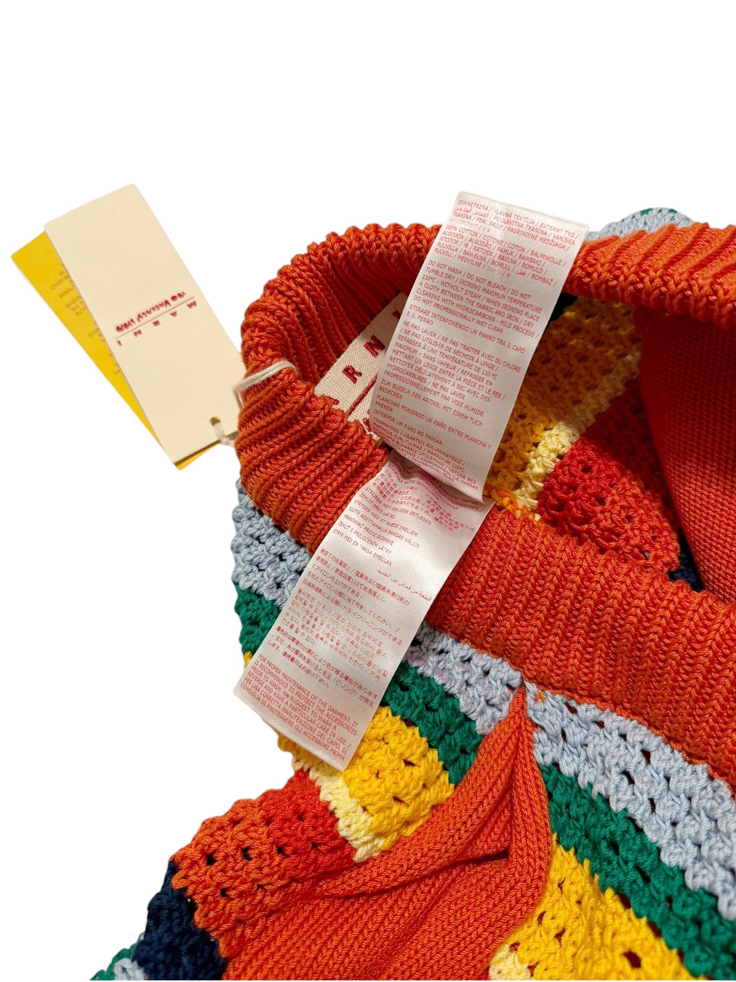 x No Vacancy Crochet Knit Shorts