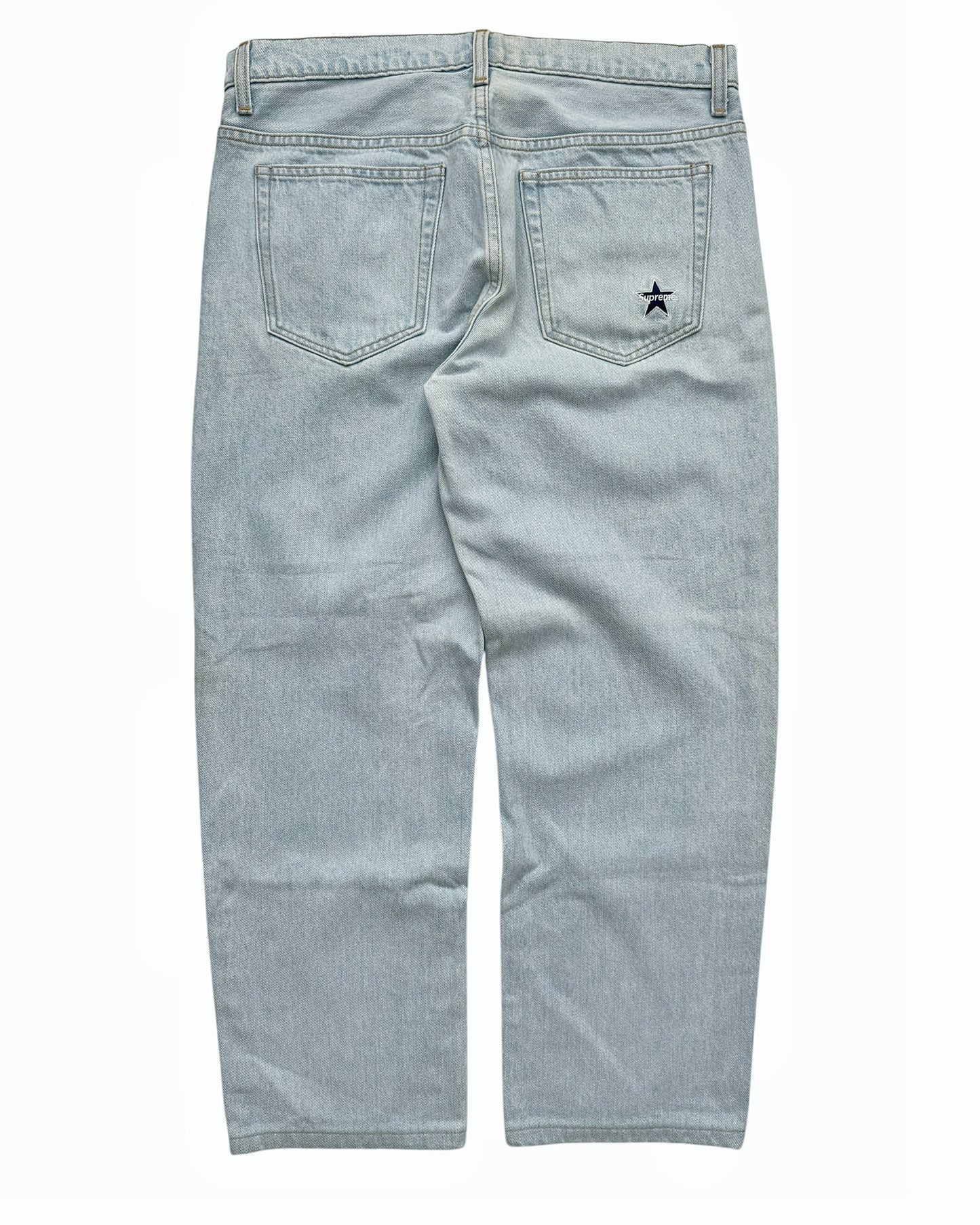 Regular Cut Light Blue Denim Jean