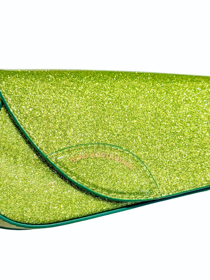 DSM Exclusive Green Glitter Trivia Bag