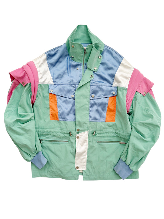 Retro Structured Windbreaker