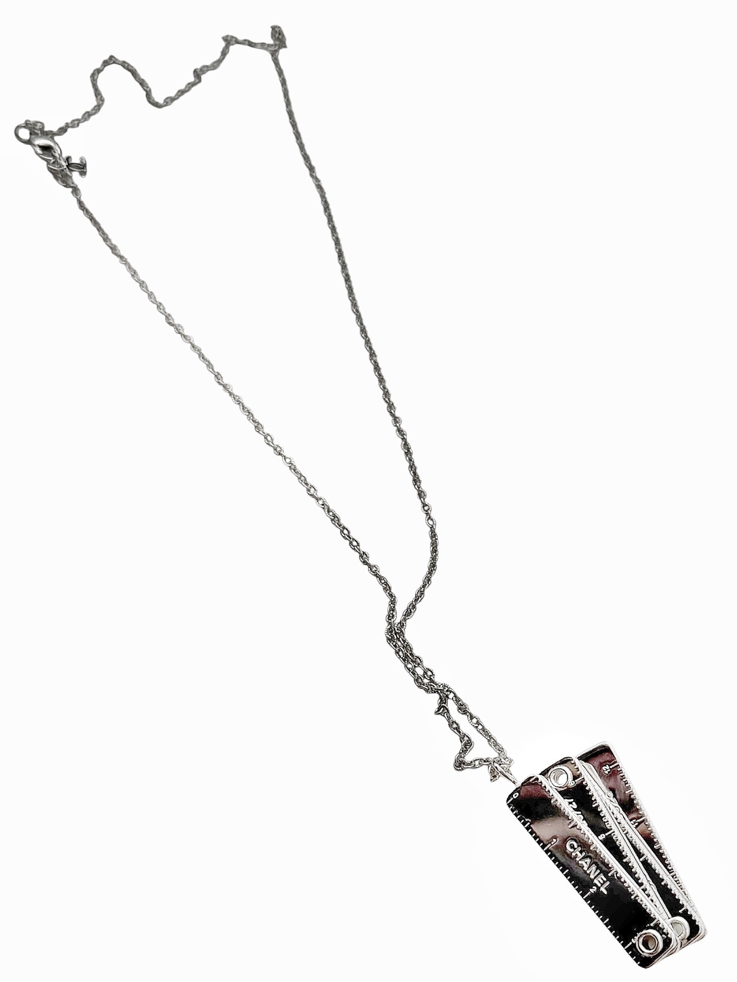 2026 VIP Atelier Folding Ruler Silver Necklace