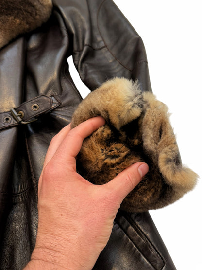 Rabbit Fur Lambskin Coat