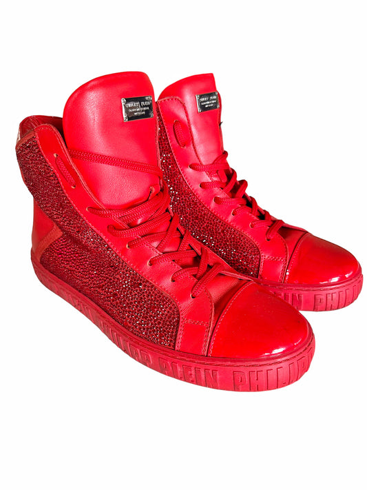 Money Beast Crystal Embellished Hightop