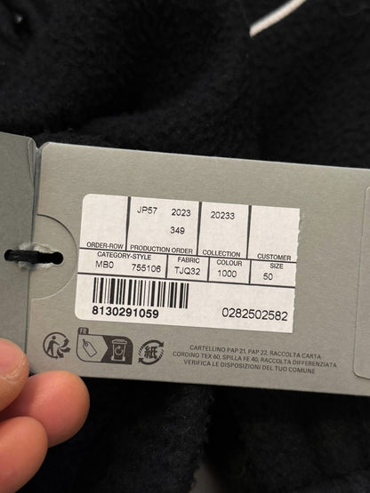 Oversized Fleece Letter Logo Sleeve