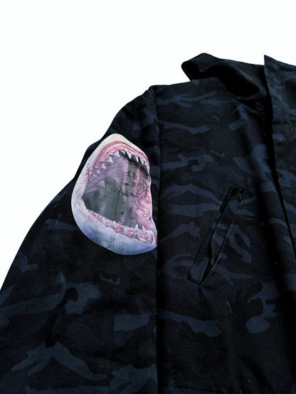 Sterling Ruby Camo Shark Fathers Parka