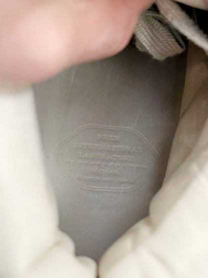 Zephyr Hi Top G Pattern Ivory Sneaker