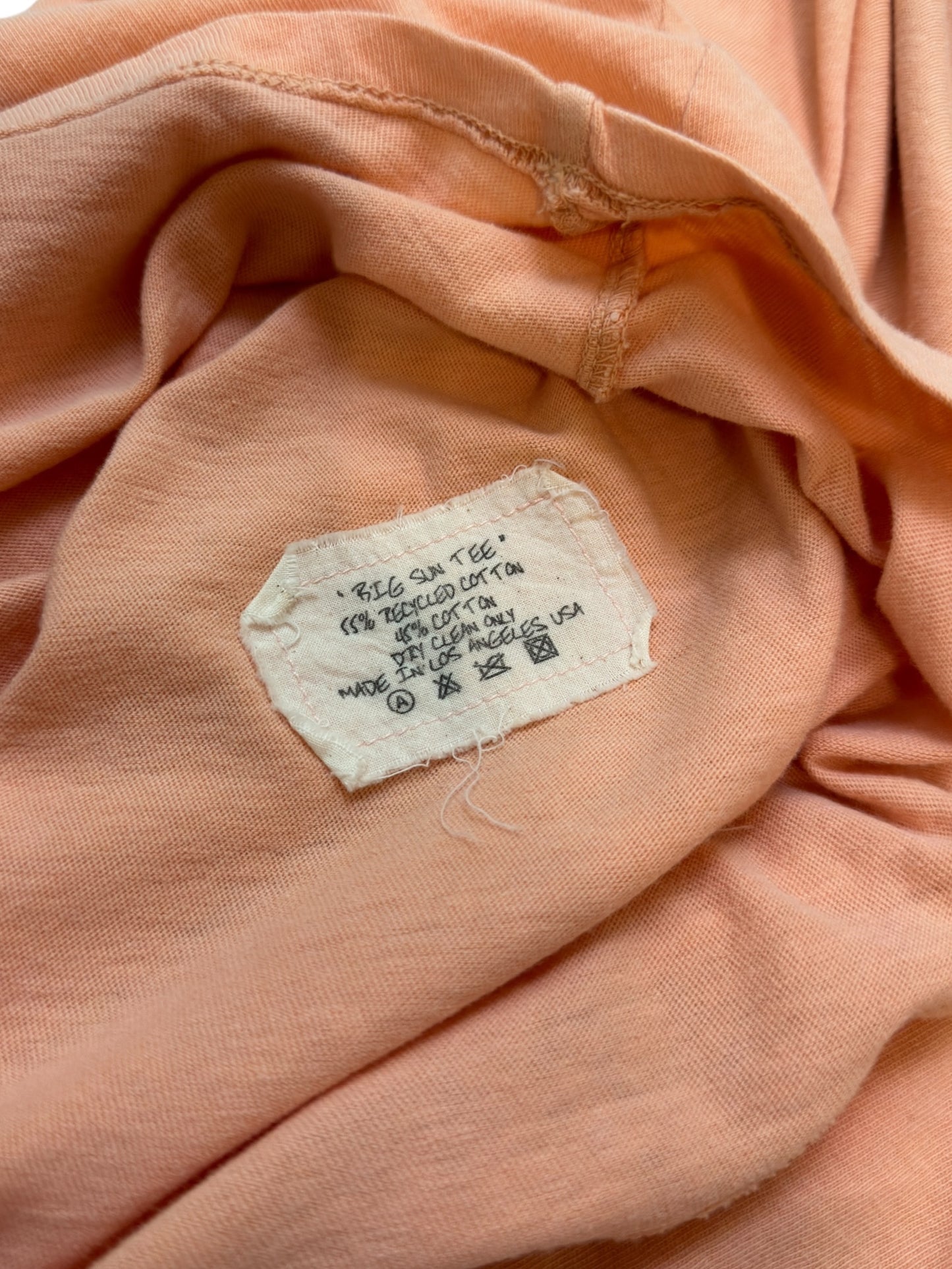 Sample Pink “Big Sun” Vintage Wash Shirt