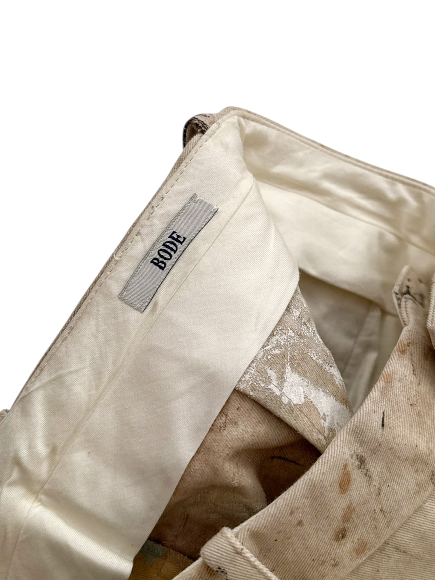 One of One Dropcloth Paint Stained Trouser