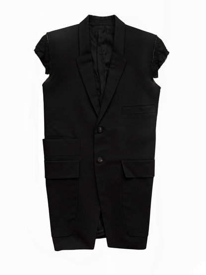 2018 DIRT Sleeveless Cut Runway Blazer