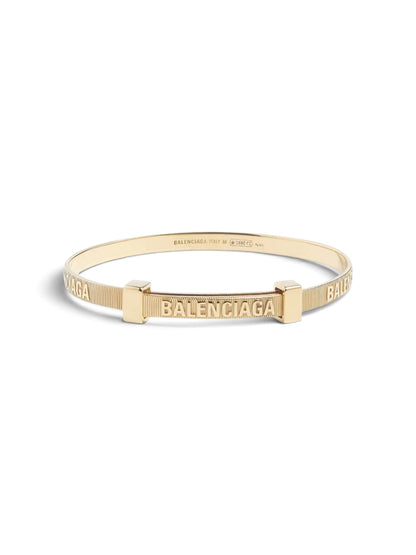 Sterling Silver (Gold Tone) Zip Tie Bracelet