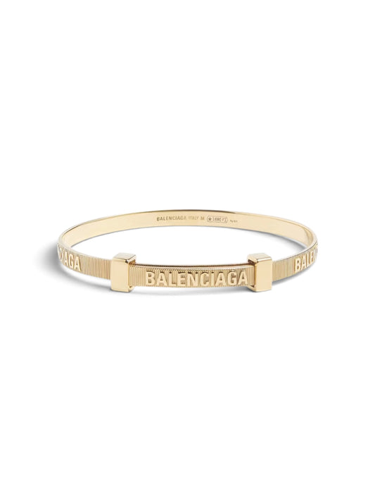 Sterling Silver (Gold Tone) Zip Tie Bracelet