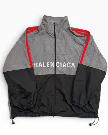 Logo Light Oversized Windbreaker Zip Jacket