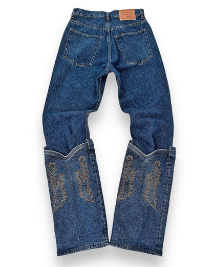 Cowboy Blue Indigo Evergreen Denim