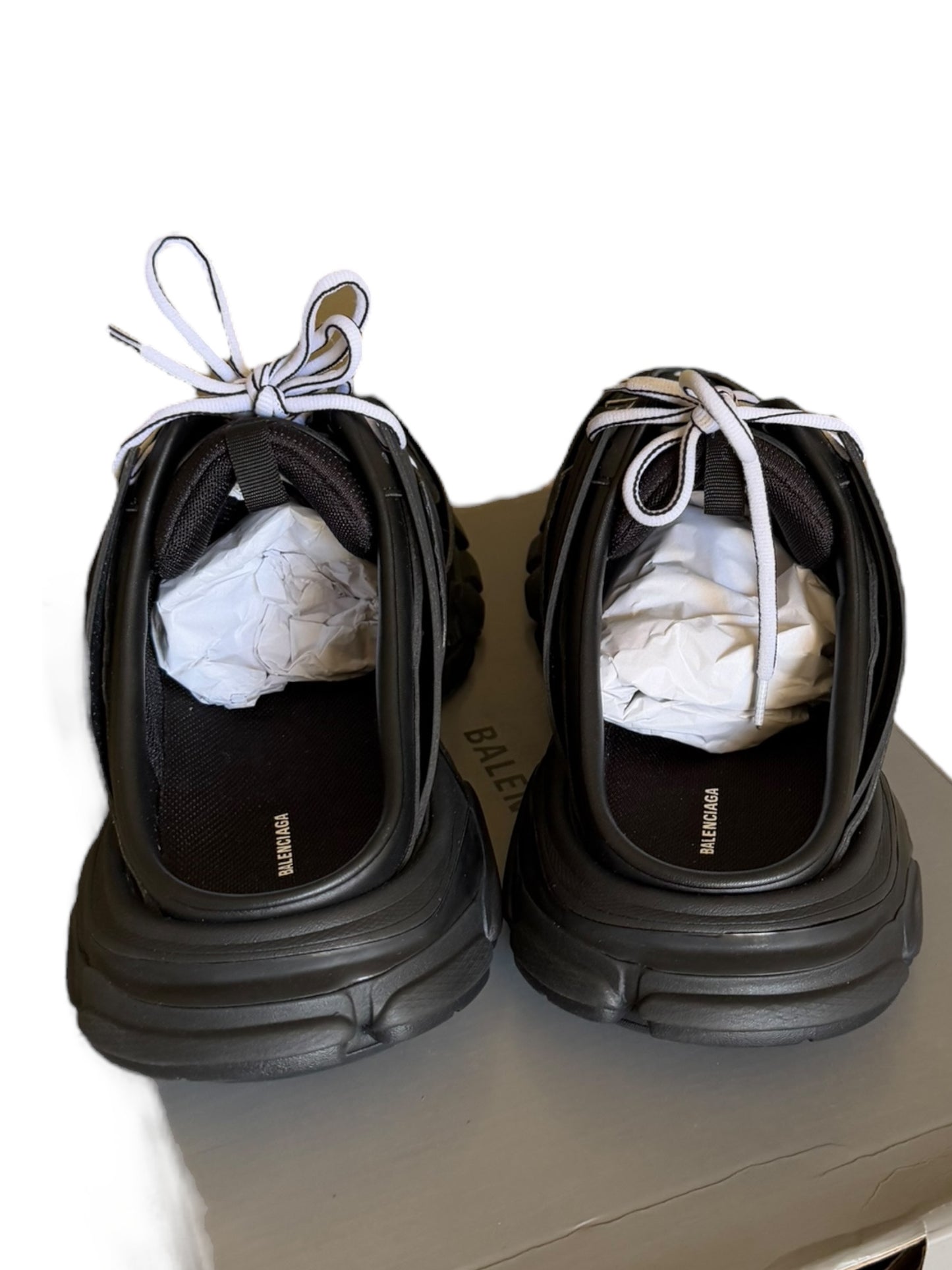 Track Mule Slide Sneaker Black