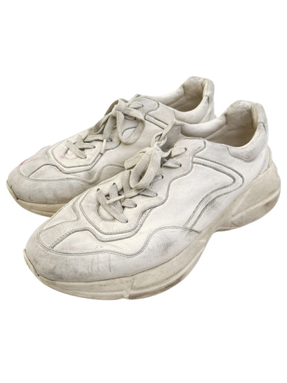 Distressed Leather Rhyton Sneaker