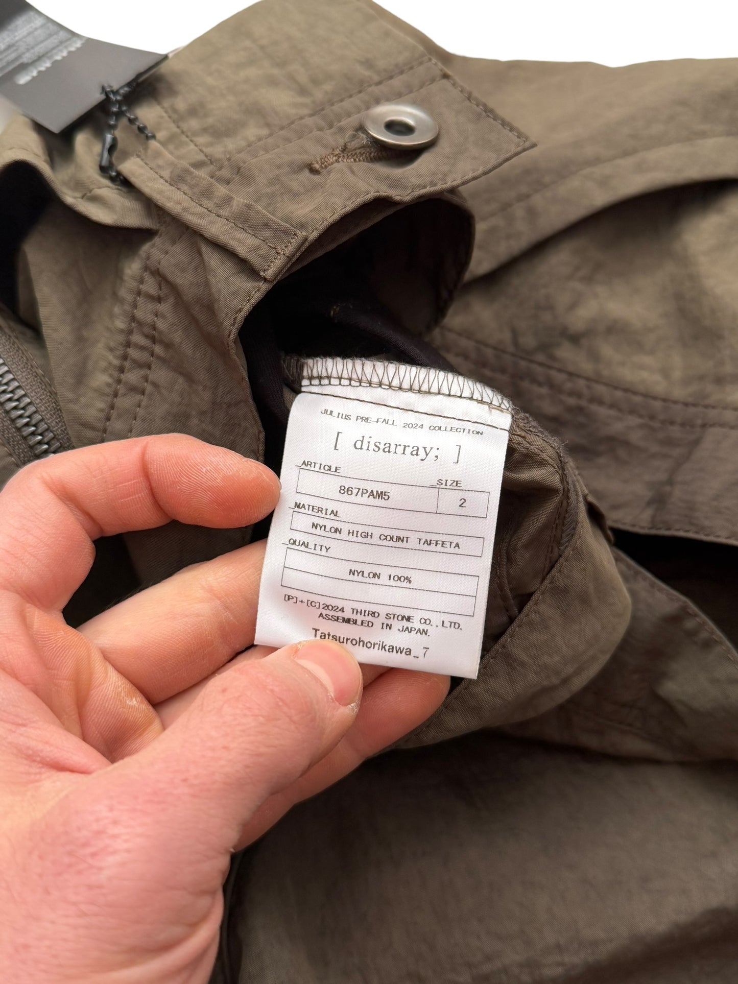 2024 Nylon Heavy Taffeta Cargo Shorts