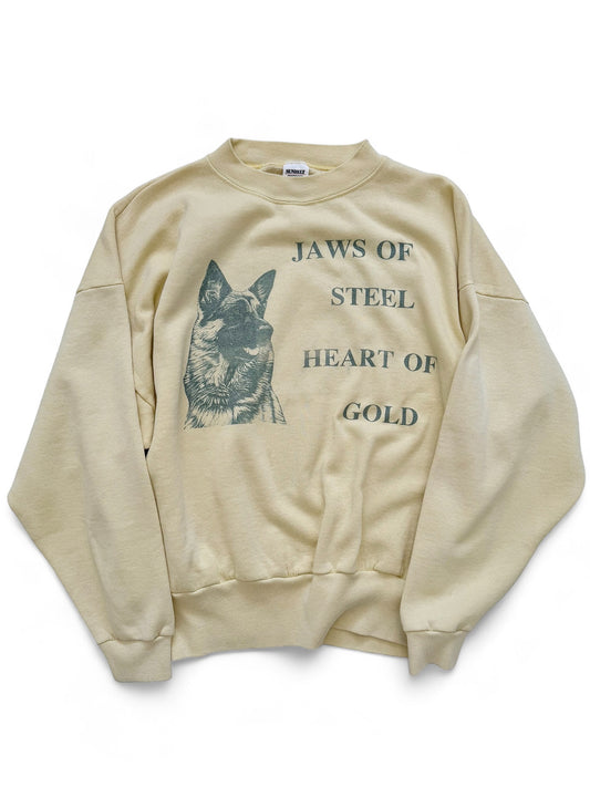 1970’s Jaws of Steel Heart of Gold Crewneck