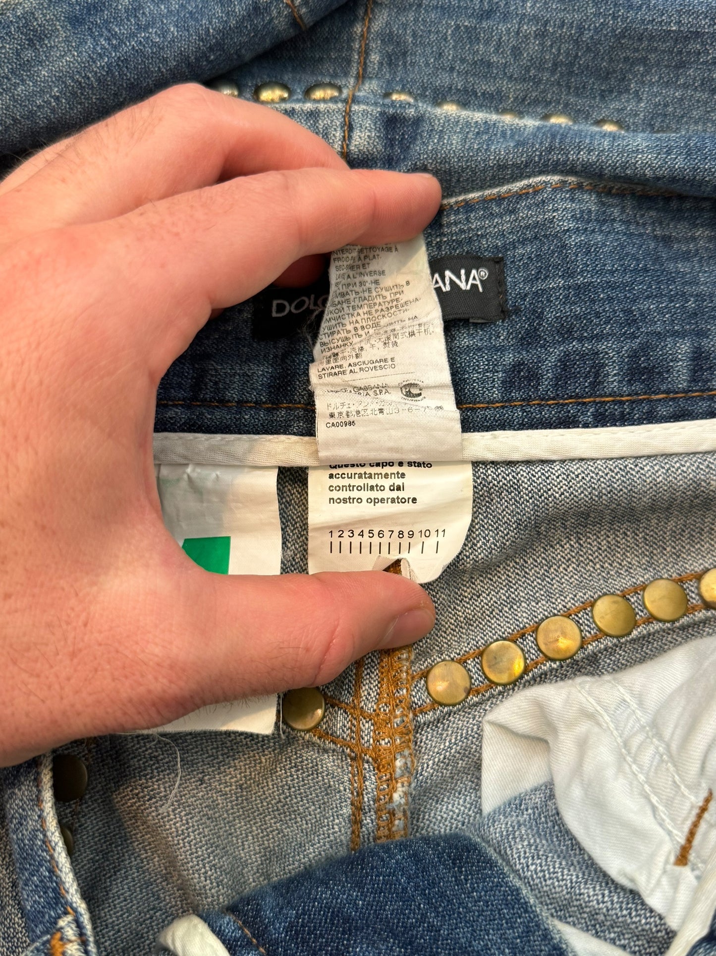 2000’s Runway Studded Thrashed Denims