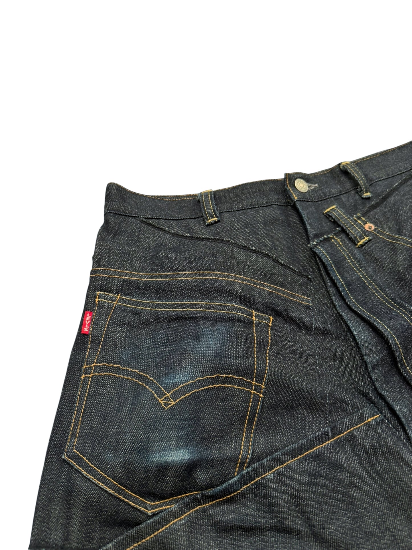 Levis 2024 Runway Patchwork Reconstructed Jeans