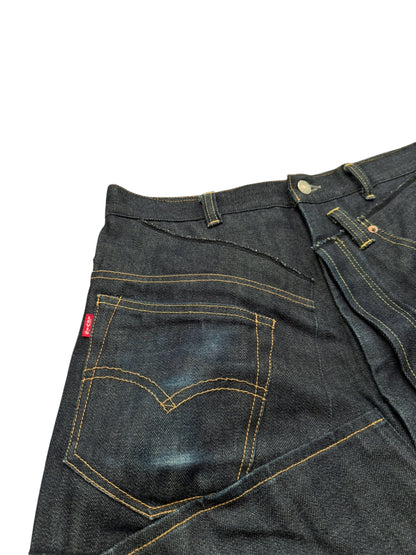 Levis 2024 Runway Patchwork Reconstructed Jeans