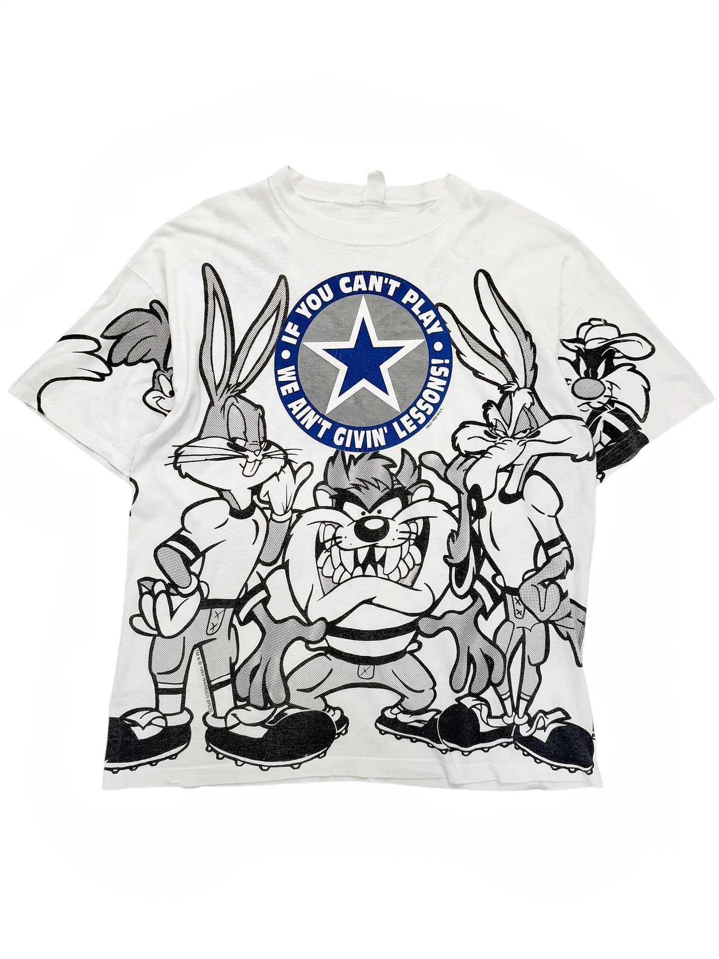 1993 NFL x Looney Toons Allover Shirt