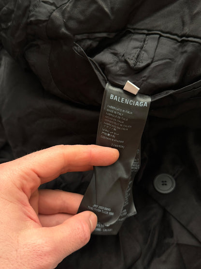 2023 Steroid Double Breasted Jacket (Heavy Satin Cupro)