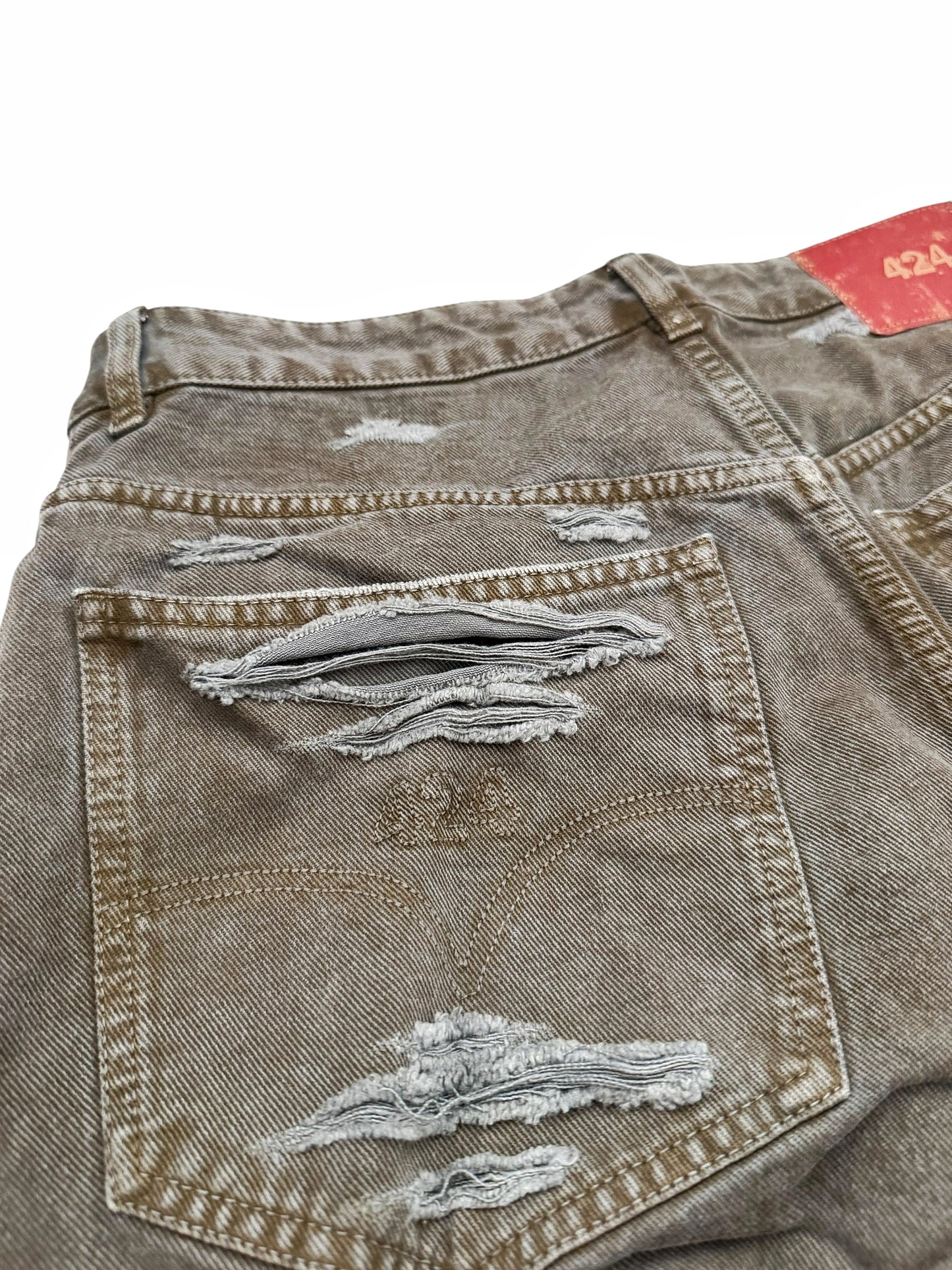 Mud Big Daddy Baggy Distressed Denim Jeans