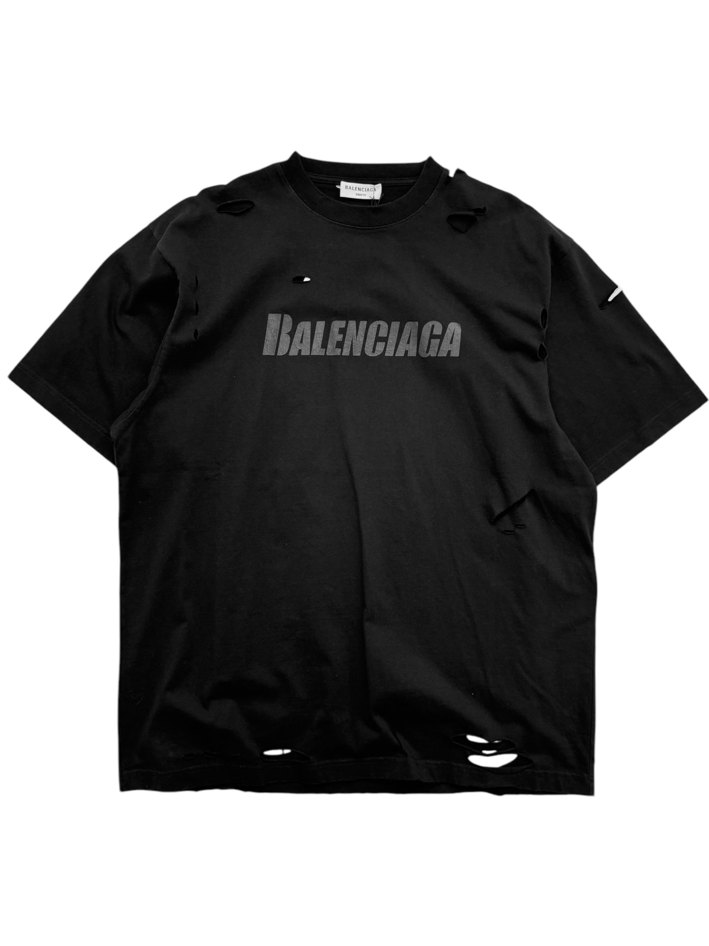 Distressed Thrashed Logo Shirt