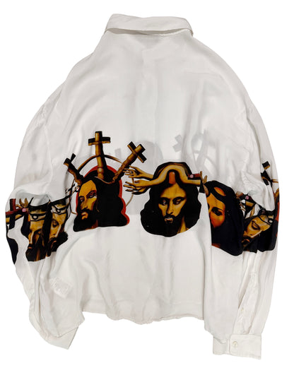 Portrait of Christ Jesus Silky Shirt