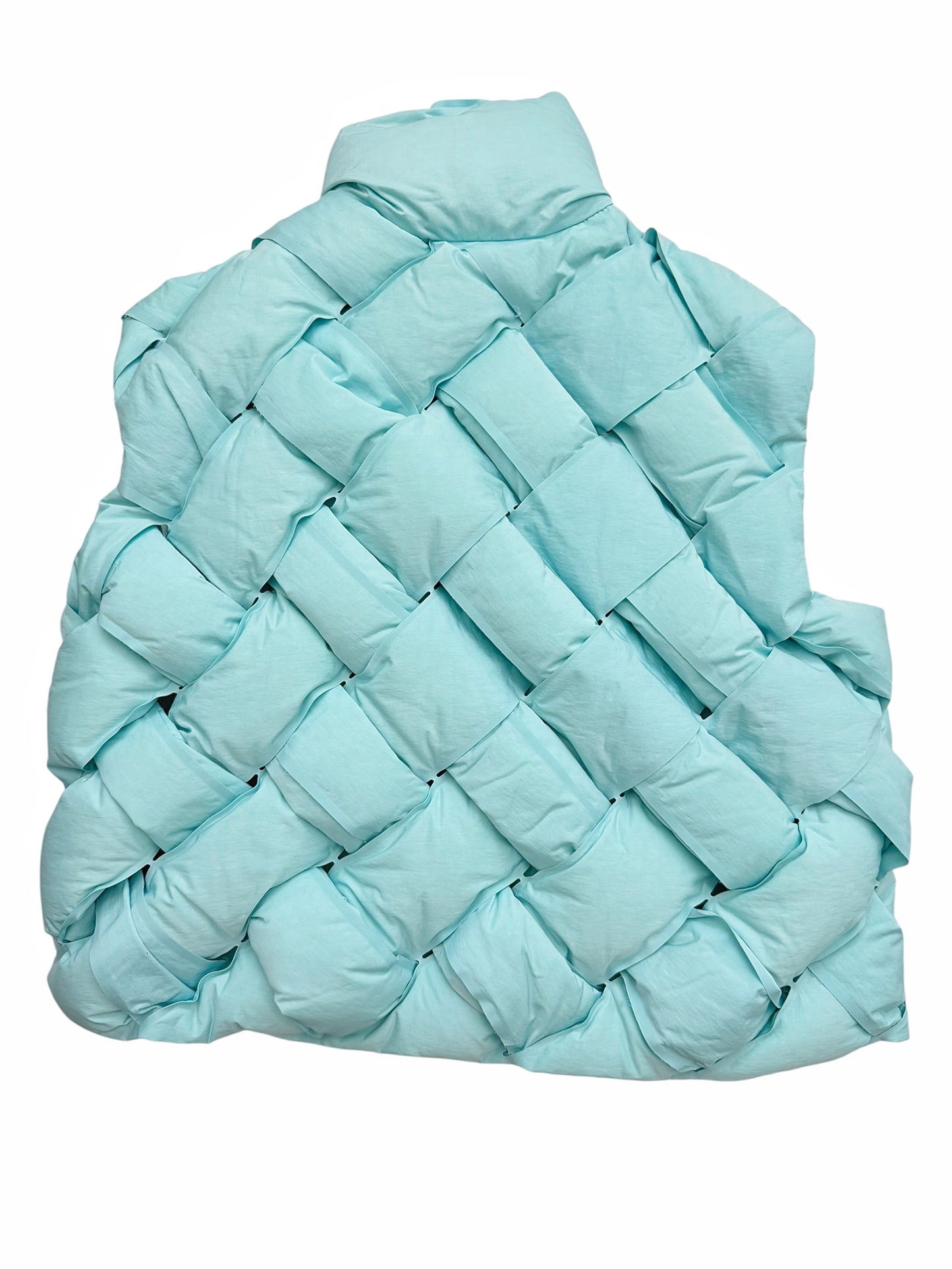 Intreciatto Turqoise Woven Shell Vest
