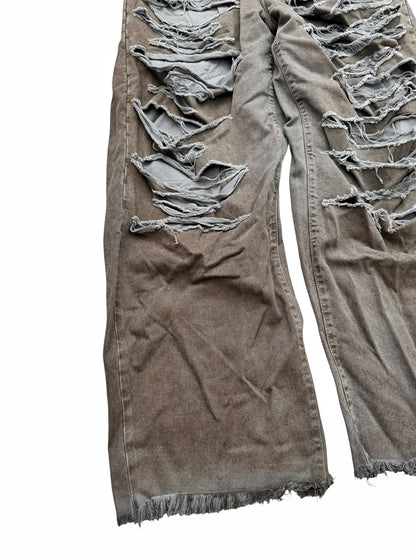 Mud Big Daddy Baggy Distressed Denim Jeans
