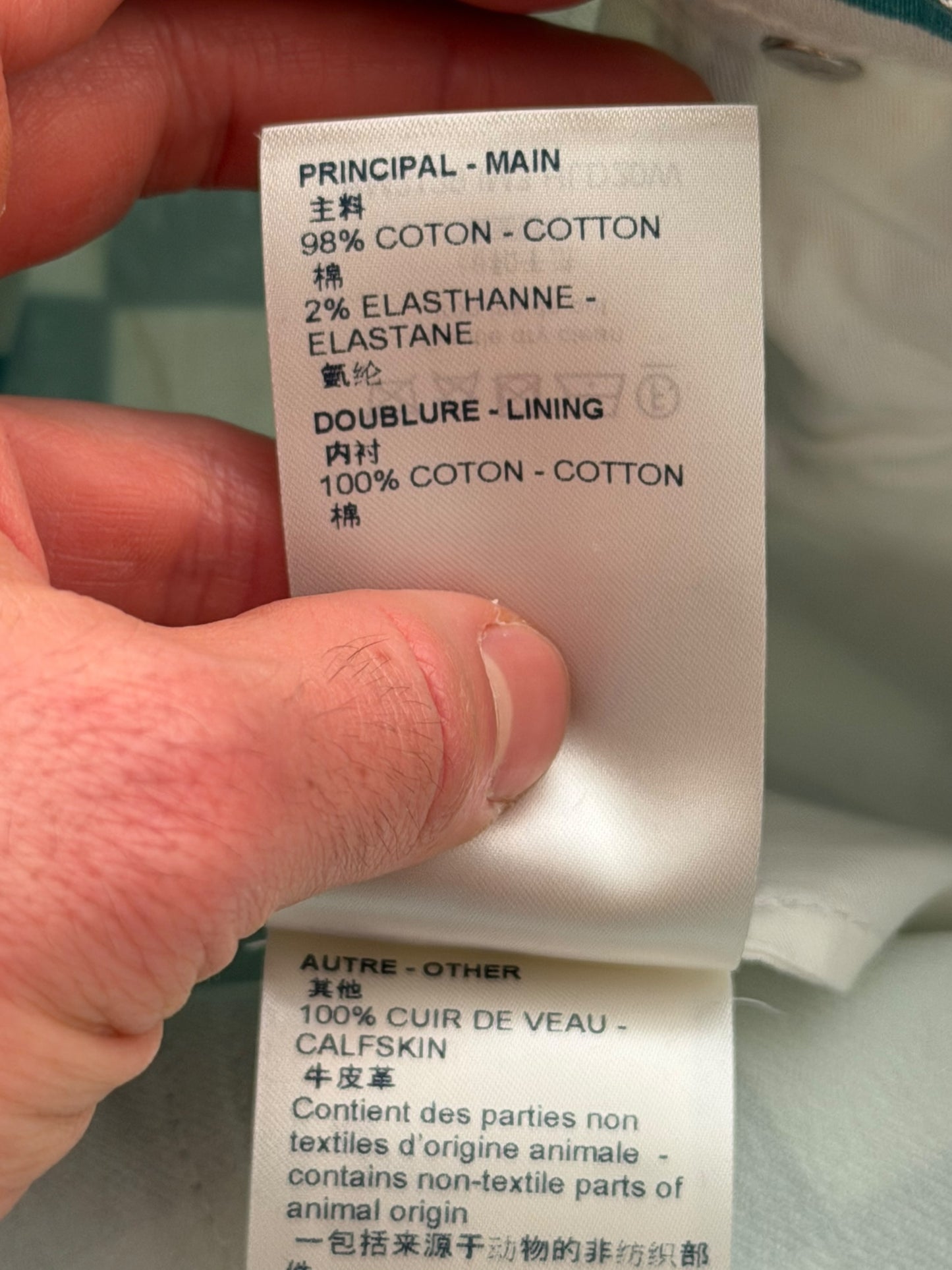 Scribble Damier Checkerboard Pant