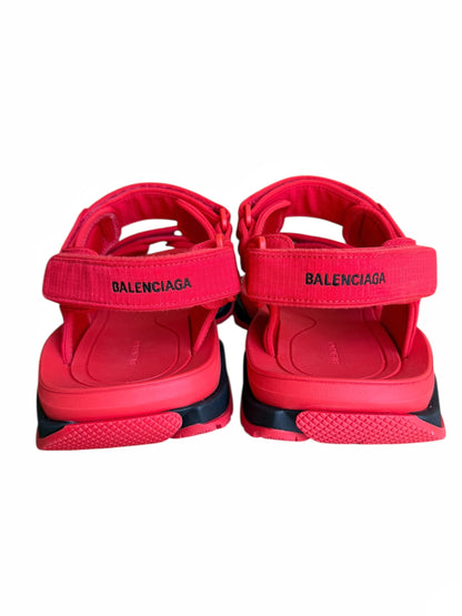 Tourist Strap Sandals Red/Black