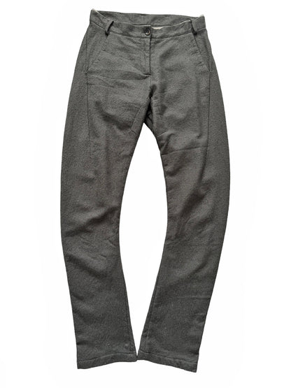 Twisted Overlock Wool Trouser