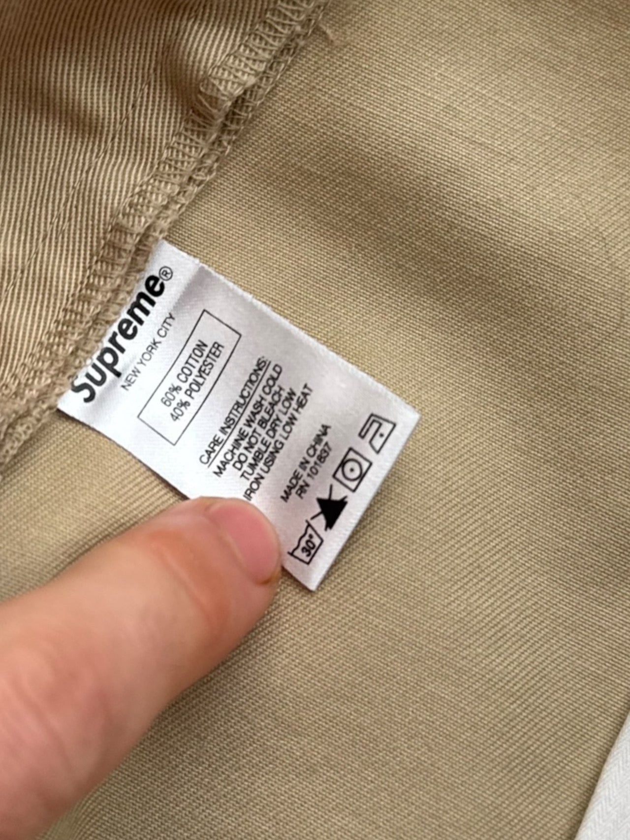 Virgin Mary Printed Crop Khaki Shorts