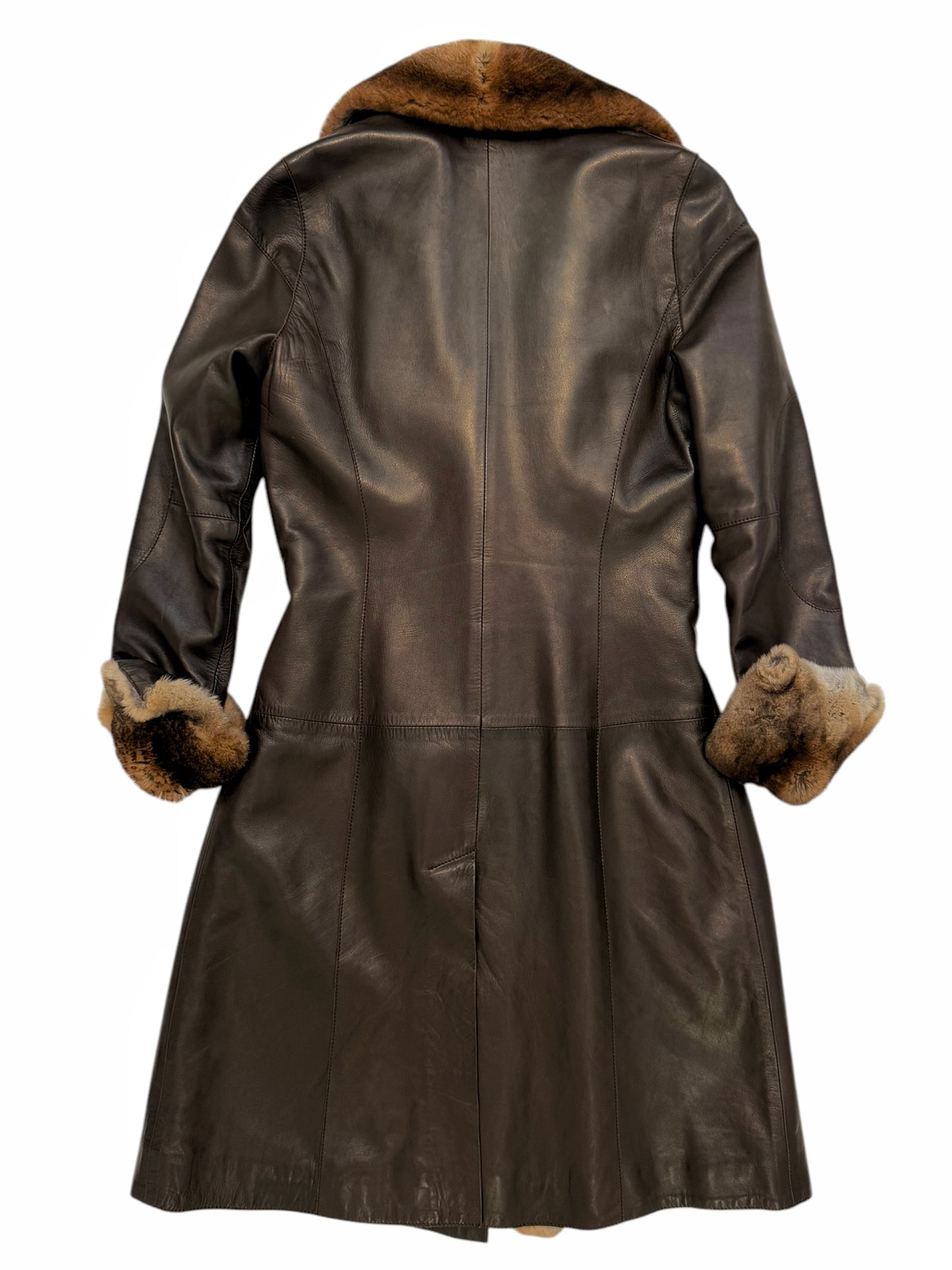 Rabbit Fur Lambskin Coat