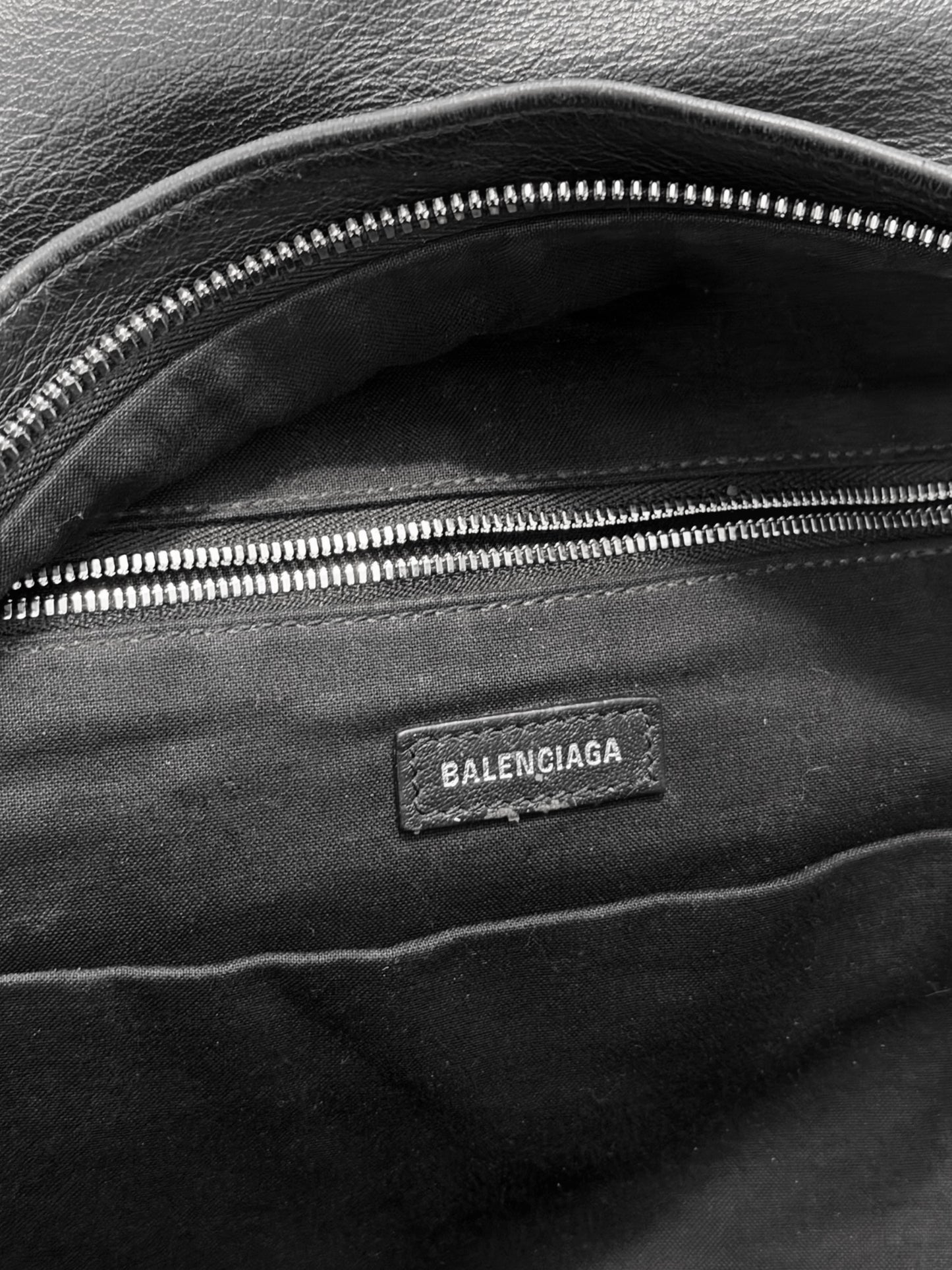 Explorer Logo Leather Backpack