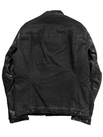 FW15 Slave Waxed Hybrid Cargo Pony Jacket