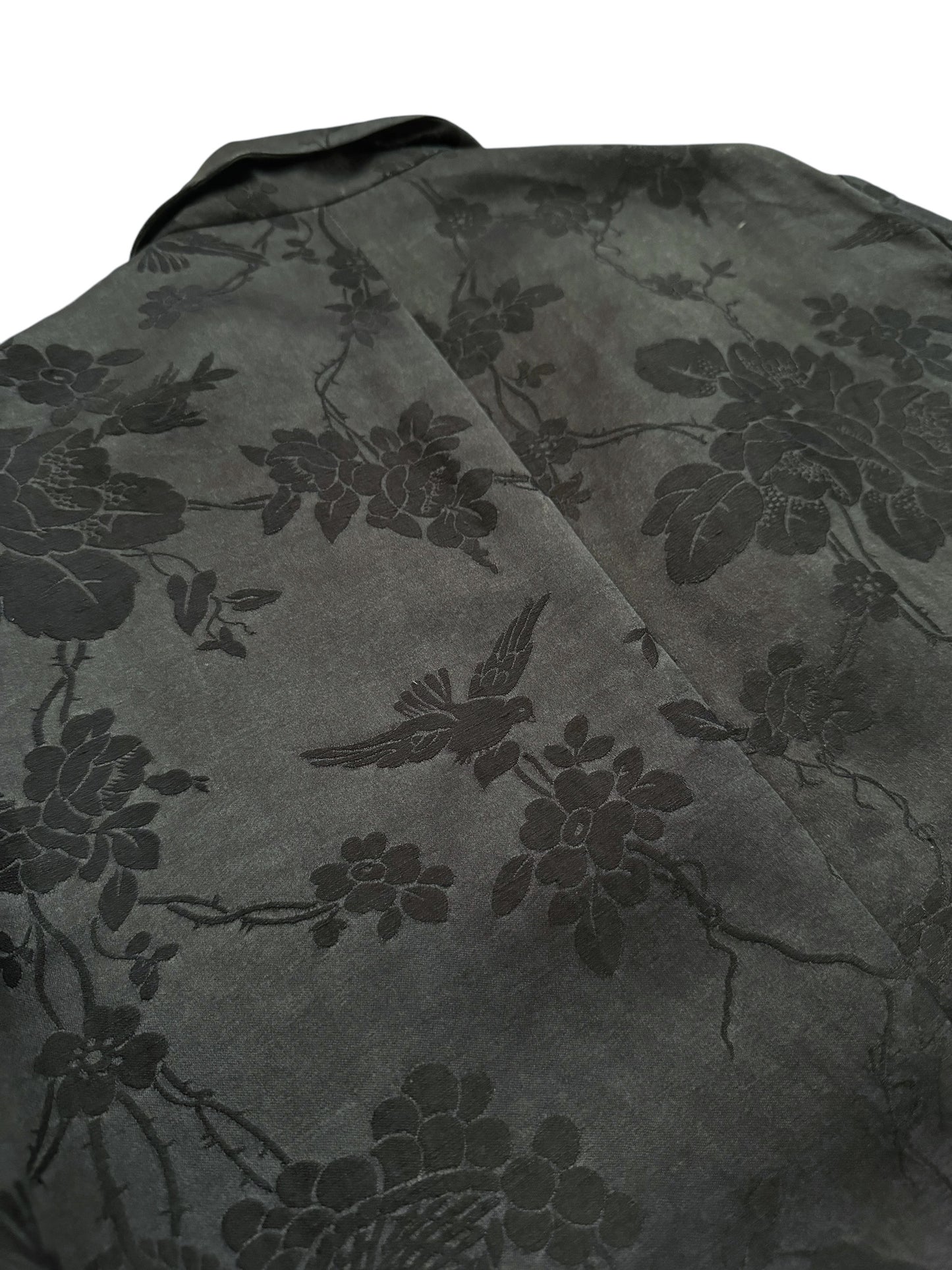 2016 Silk Jacquard Chester Coat