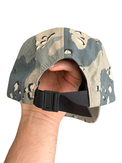 Blue Chocolate Camo Camp Cap