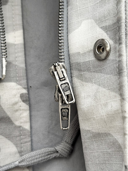 2024 Steroid Biker Camo Distressed Jacket