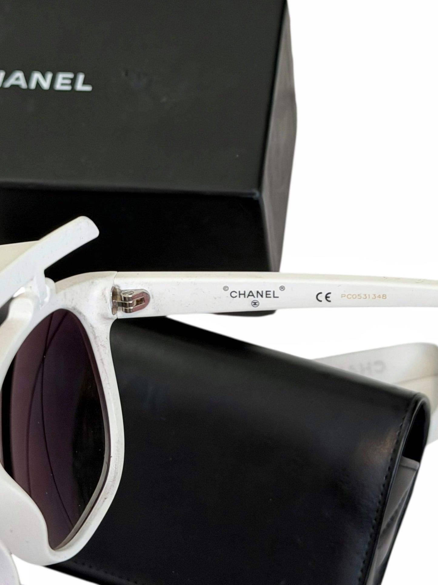 Visor Shield White Sunglasses