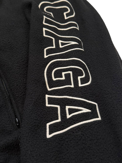 Oversized Fleece Letter Logo Sleeve