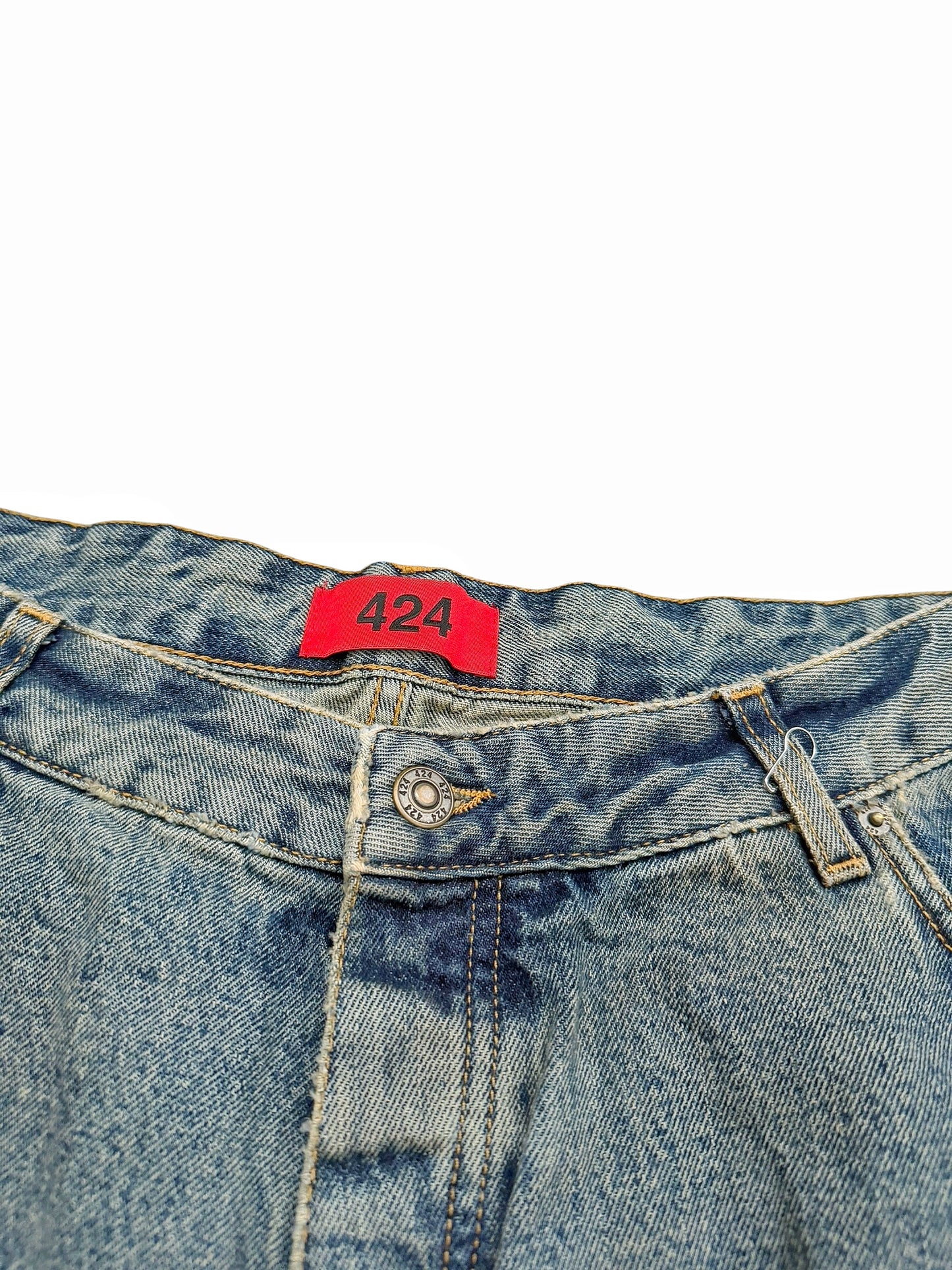 Distressed Big Daddy Baggy Denim Jeans