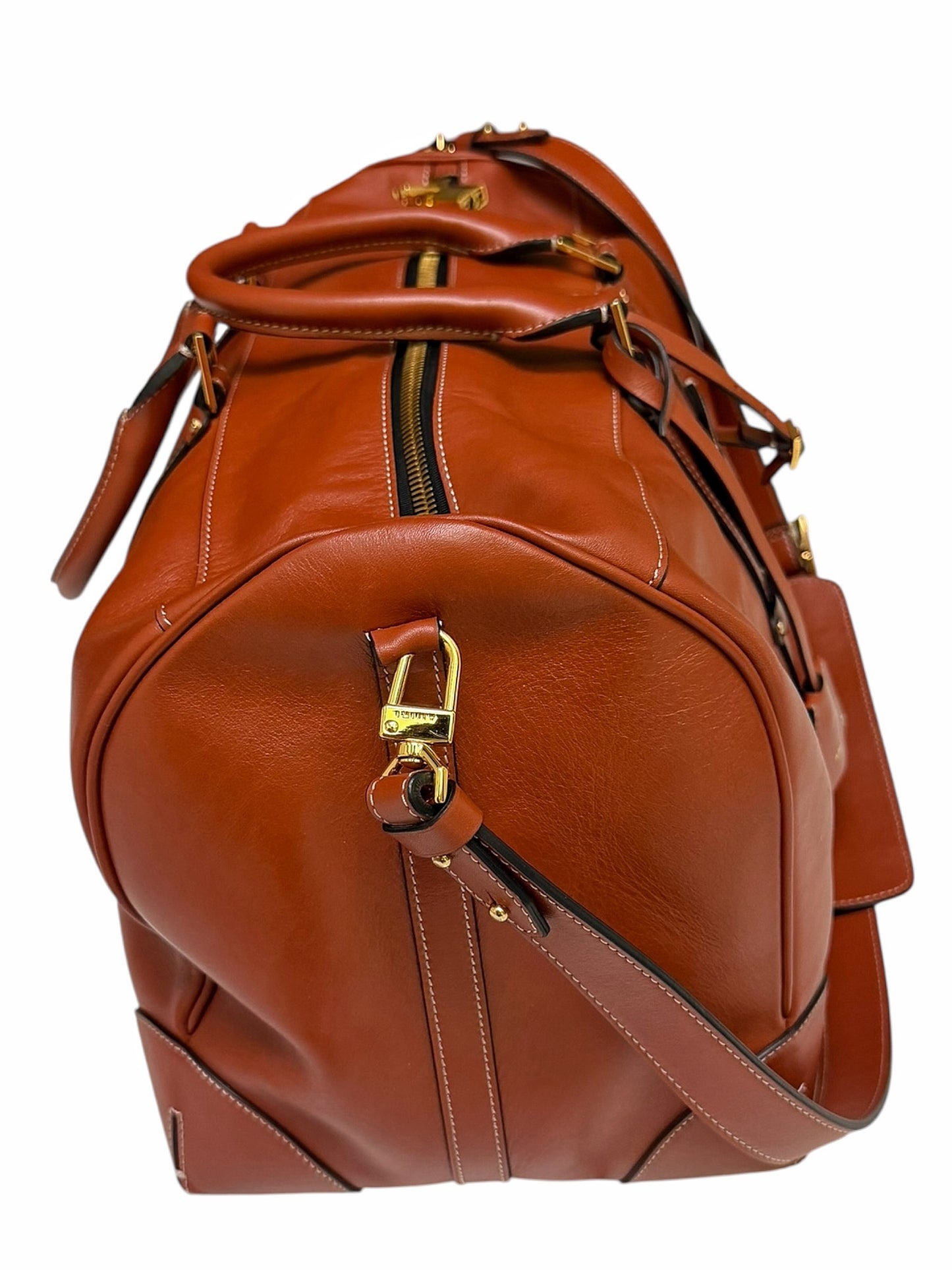 Veg Tanned Italian Leather Duffle Bag