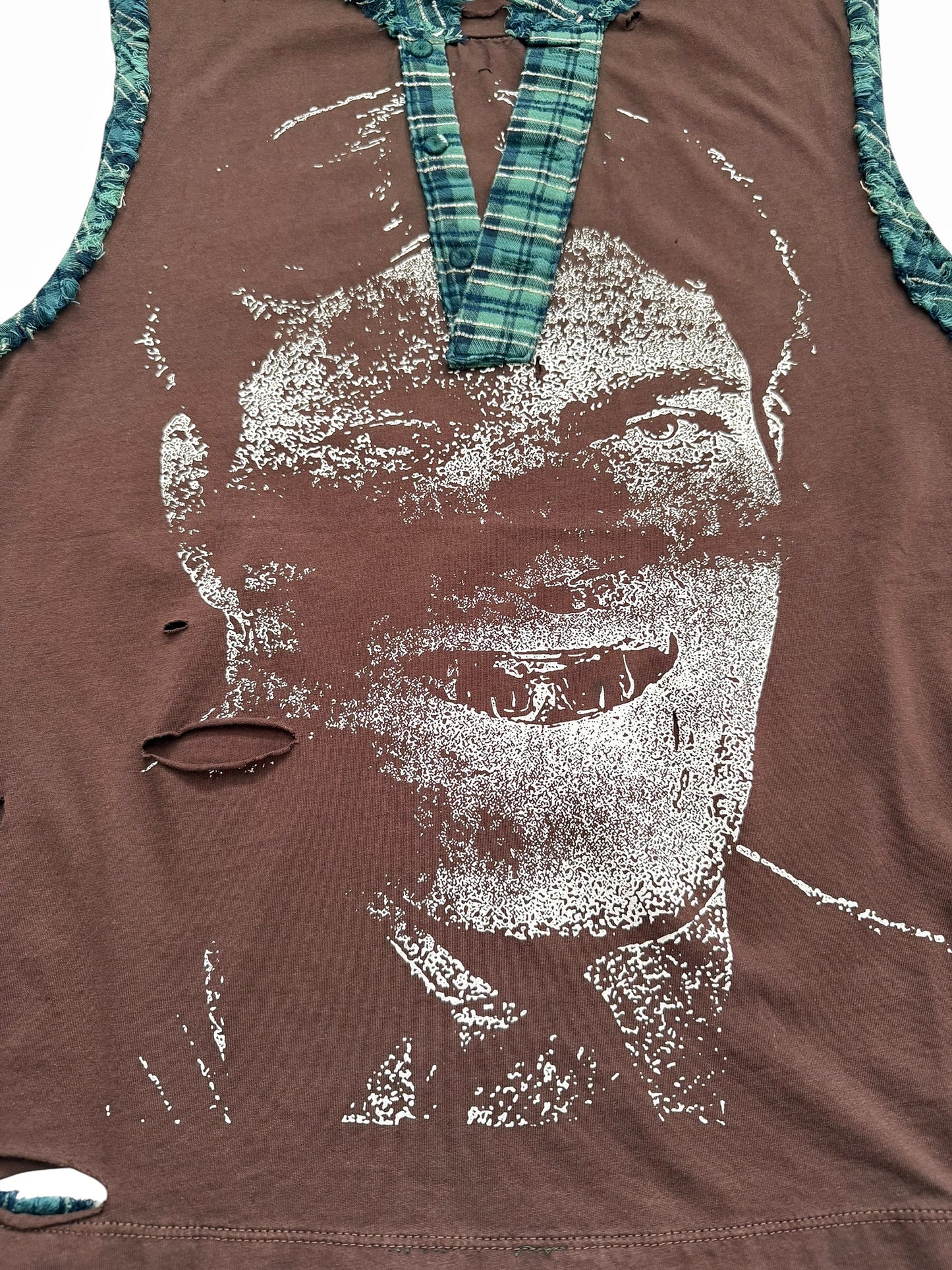 Jaws James Bond Layered Distressed Tank Tee