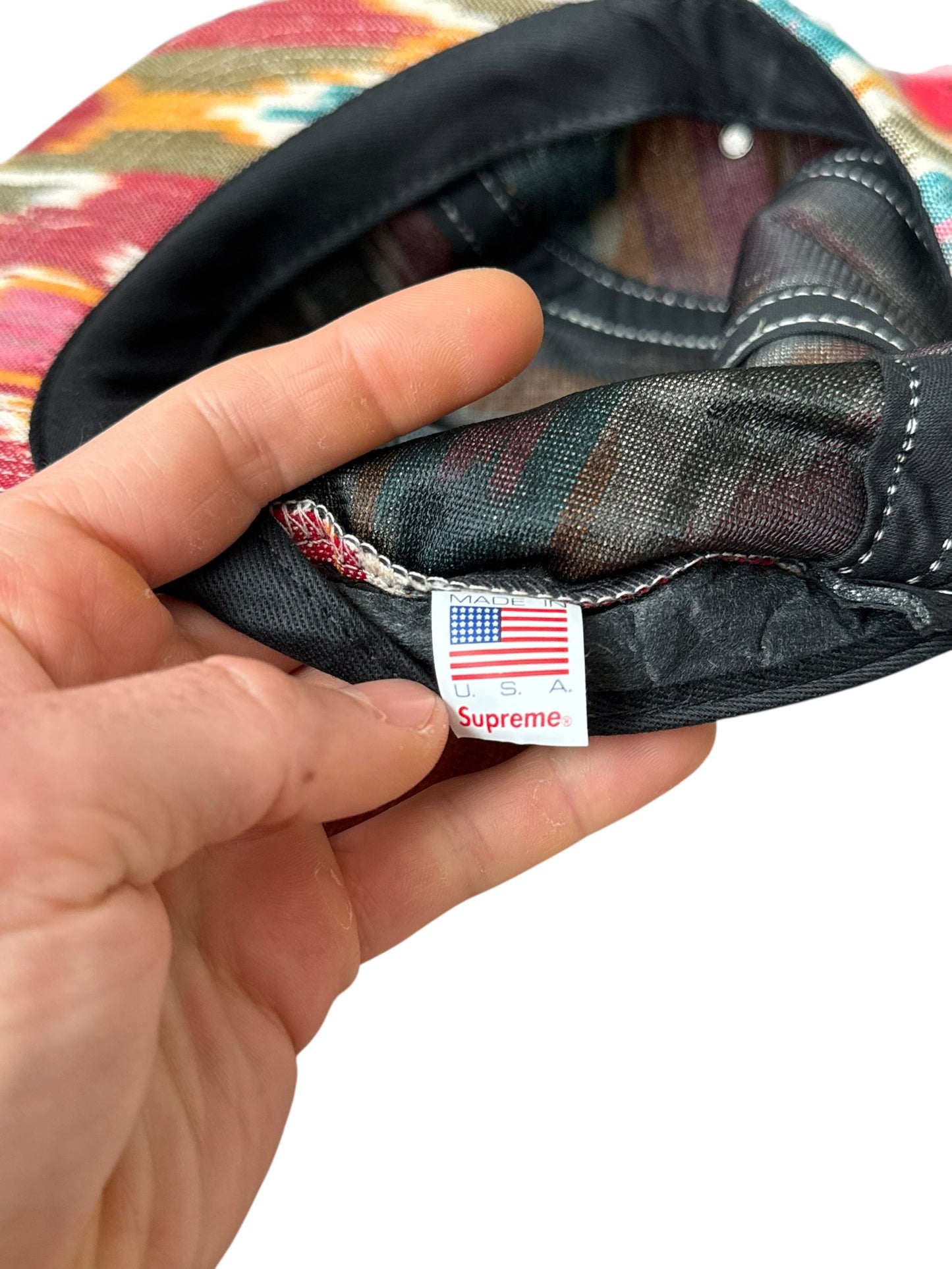 2013 Madras Ikat Camp Cap